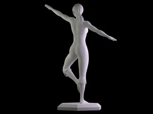 nintendo wii fit trainer 3d printing fitness sculpture yoga art 3D Print Model