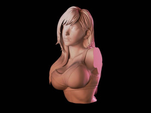 final fantasy 7 tifa lockhart bust sculpt 3d print stl files ff7 remake 3D Print Model