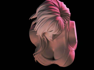 final fantasy 7 tifa lockhart bust sculpt 3d print stl files ff7 remake 3D Print Model