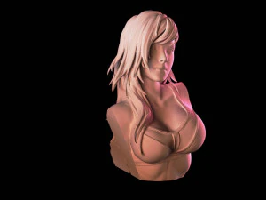 final fantasy 7 tifa lockhart bust sculpt 3d print stl files ff7 remake 3D Print Model