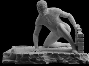 spiderman statue 3d print spider-man figure 3d print model marvel 3D-Druckmodell