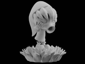 deku link majoras mask statue download 3d print model stl files statue figure digital pattern 3D Print Model