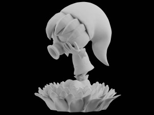 deku link majoras mask statue download 3d print model stl files statue figure digital pattern 3D Print Model