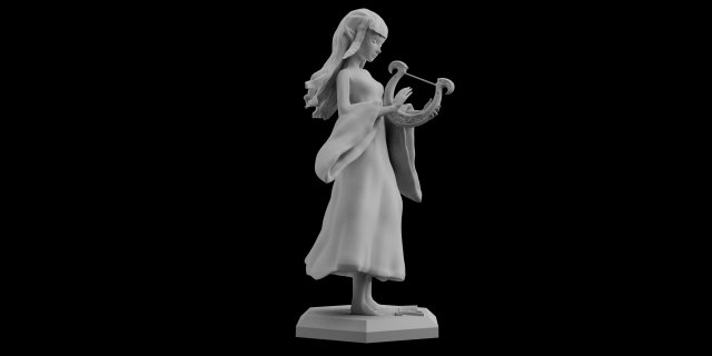 skyward sword goddess zelda download 3d print model stl files statue figure digital pattern 3d print Modèles 3D en vedette .c4d .max .obj .3ds .fbx .stl .blend 