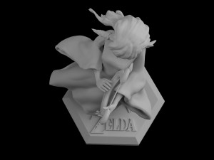 skyward sword goddess zelda download 3d print model stl files statue figure digital pattern 3d print Modèles 3D en vedette
