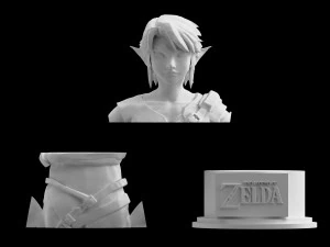 zelda farmer link twilight princess download 3d print model stl files statue figure nintendo 3D Print Model