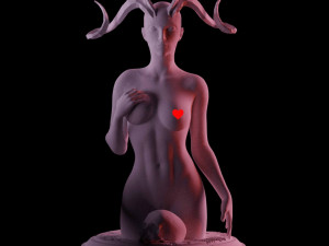 dragon age origins desire demon naked 3d print stl files download files statuey figure 3D Print Model