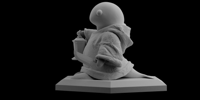 ff7 tonberry final fantasy statue sculpt 3d print stl files download files figure digital pattern 3D Print Model .c4d .max .obj .3ds .fbx .stl .blend 