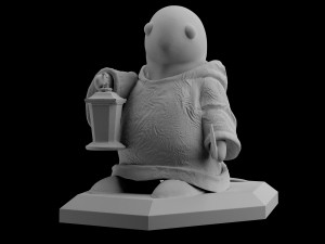 ff7 tonberry final fantasy statue sculpt 3d print stl files download files figure digital pattern 3D Print Model