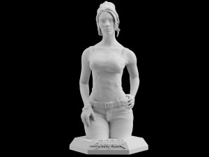 cyberpunk 2077 panam palmer download 3d print model stl files statue figure video game 3D Print Model