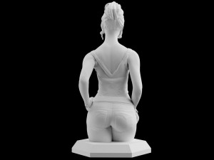 cyberpunk 2077 panam palmer download 3d print model stl files statue figure video game 3Dプリントモデル