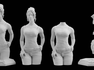 cyberpunk 2077 panam palmer download 3d print model stl files statue figure video game 3D Print Model