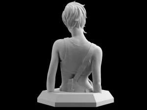 cyberpunk 2077 judy alvarez download 3d print model stl files statue figure video game 3D Print Model