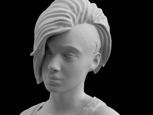 cyberpunk 2077 judy alvarez download 3d print model stl files statue figure video game Model do druku 3D