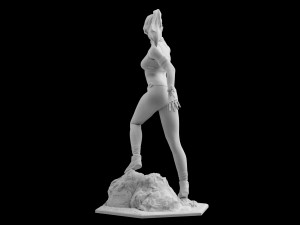 mortal kombat 11 sonya blade statue sculpt 3d print stl files Modèles 3D en vedette