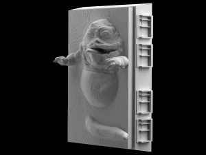 star wars jabba in carbonite download 3d print model stl files statue figure 3D Print Model