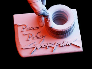cyberpunk 2077 panam palmer diorama download 3d print model stl files statue figure video game 3D Print Model