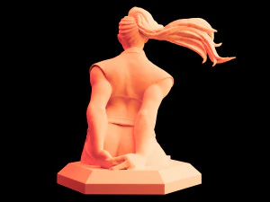street fighter laura matsuda 3d print statue stl files download files figure digital pattern print 3D Print Model