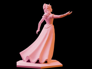 the witcher 3 anna henrietta 3d print statue stl files Modelo de Impressão 3D