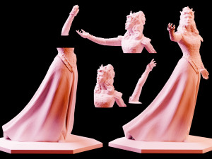 the witcher 3 anna henrietta 3d print statue stl files Modelo de Impressão 3D