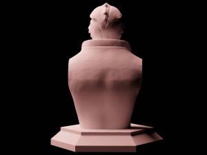 mass effect thane krios bust download 3d print stl files statue figure video game 3D Принт Модель