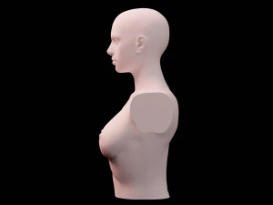 Jill valentine lifesize bust classic resident evil 3d print 3D Print Model