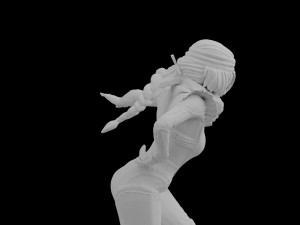 zelda sheik heroic statue download 3d print model stl files statue figure digital pattern 3D Print Model