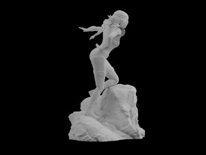 zelda sheik heroic statue download 3d print model stl files statue figure digital pattern 3D Print Model
