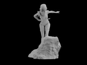 zelda sheik heroic statue download 3d print model stl files statue figure digital pattern 3D Print Model
