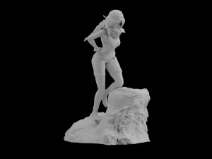 zelda sheik heroic statue download 3d print model stl files statue figure digital pattern 3D Print Model