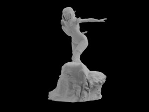 zelda sheik heroic statue download 3d print model stl files statue figure digital pattern 3D Print Model