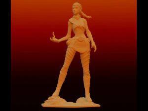 эхо ходок с ветром 3d печать статуя из tech demo stl скачать файлы статуя фигурка видеоигра цифровой 3D Принт Модель