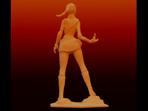 echo windwalker 3d print statue from tech demo stl download files statue figure video game digital 3D Baskı Modeli