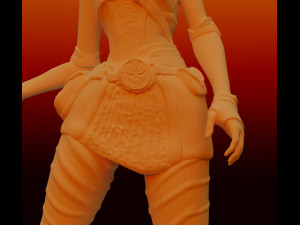 echo windwalker 3d print statue from tech demo stl download files statue figure video game digital 3D Baskı Modeli