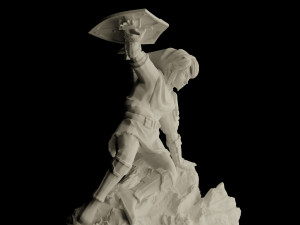 link action figure the legend of zelda statue for 3d print 3D Print Model