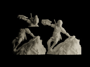 link action figure the legend of zelda statue for 3d print 3D Print Model