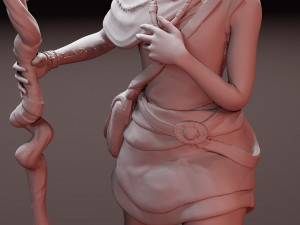 Kena Bridge of Spirits Statue Sculpt 3D Print STL Files Download file figure digital pattern 3D-printmodel