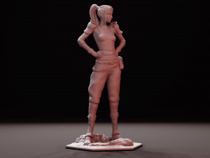Final Fantasy 7 Jessie Rasberry Statue Remake Bust Sculpt 3D Print STL Files Download file figure 3D प्रिंट मॉडल