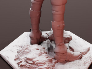 Final Fantasy 7 Jessie Rasberry Statue Remake Bust Sculpt 3D Print STL Files Download file figure 3D प्रिंट मॉडल