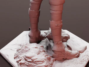 Final Fantasy 7 Jessie Rasberry Statue Remake Bust Sculpt 3D Print STL Files Download file figure 3D Print Model
