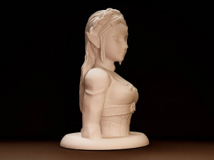 Princess Zelda Statue 3D print Model STL files Figure digital pattern 3D printing The Legend of 3D 프린트 모델