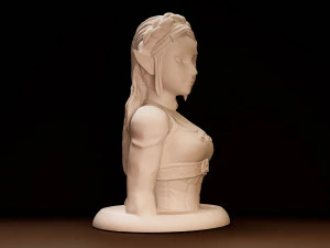 Princess Zelda Statue 3D print Model STL files Figure digital pattern 3D printing The Legend of 3D Print Model
