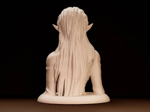 Princess Zelda Statue 3D print Model STL files Figure digital pattern 3D printing The Legend of 3D Print Model