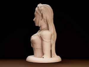 Princess Zelda Statue 3D print Model STL files Figure digital pattern 3D printing The Legend of 3D 프린트 모델