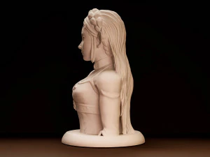 Princess Zelda Statue 3D print Model STL files Figure digital pattern 3D printing The Legend of 3D Print Model