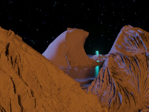 landscape of planet x 3D Model