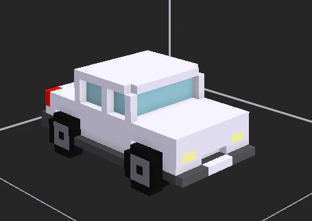 white black and blue car and taxi 3D Model .c4d .max .obj .3ds .fbx .stl .blend 