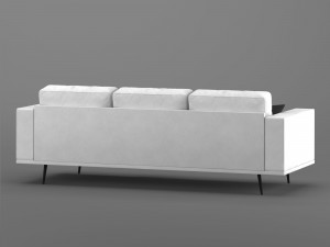 carlton boconcept white sofa 3D Model