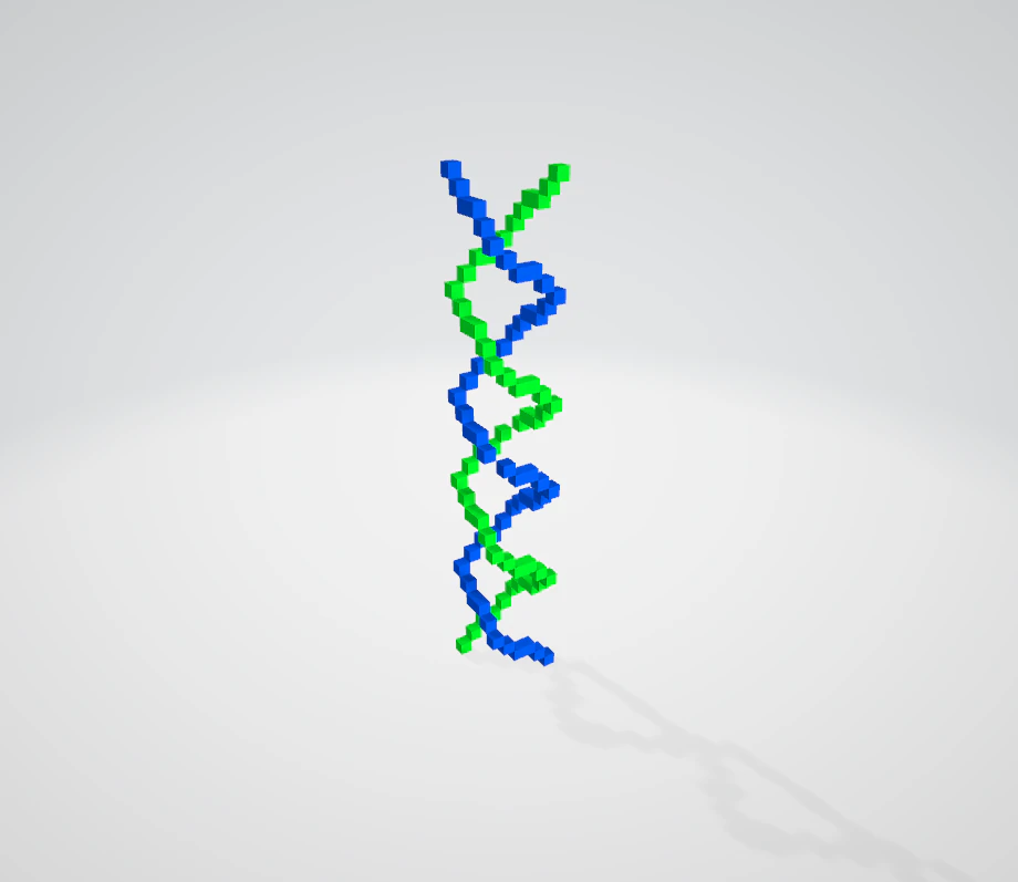 voxeldna 3D Model .c4d .max .obj .3ds .fbx .stl .blend 