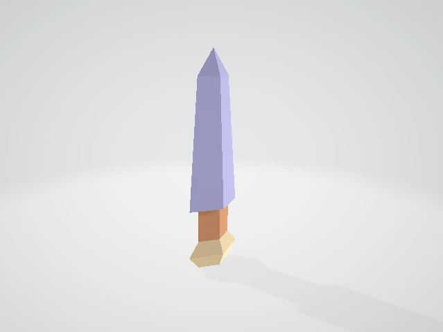 Schwert 3D Modell .c4d .max .obj .3ds .fbx .stl .blend